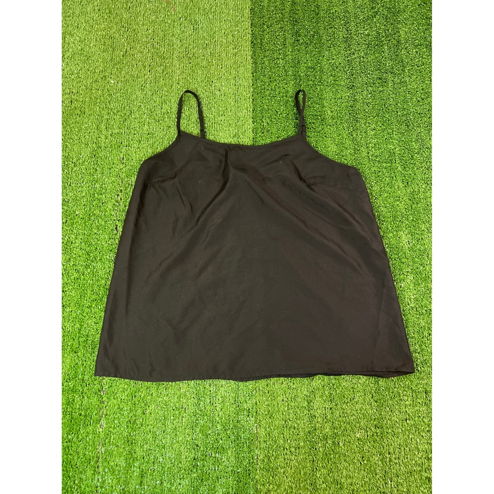 Elizabeth and James Black Adjustable Spaghetti Strap Camisole Tank top Women's M